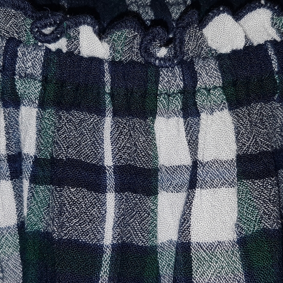 Abercrombie&fitch Long sleeve cropped plaid  top - Picture 7 of 10